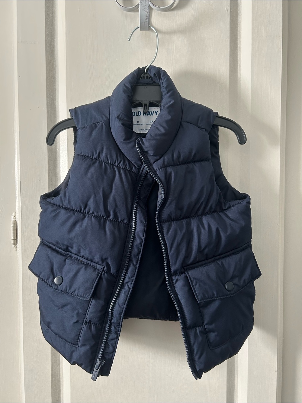 Old Navy Navy Quilted Puffer Vest for Kids